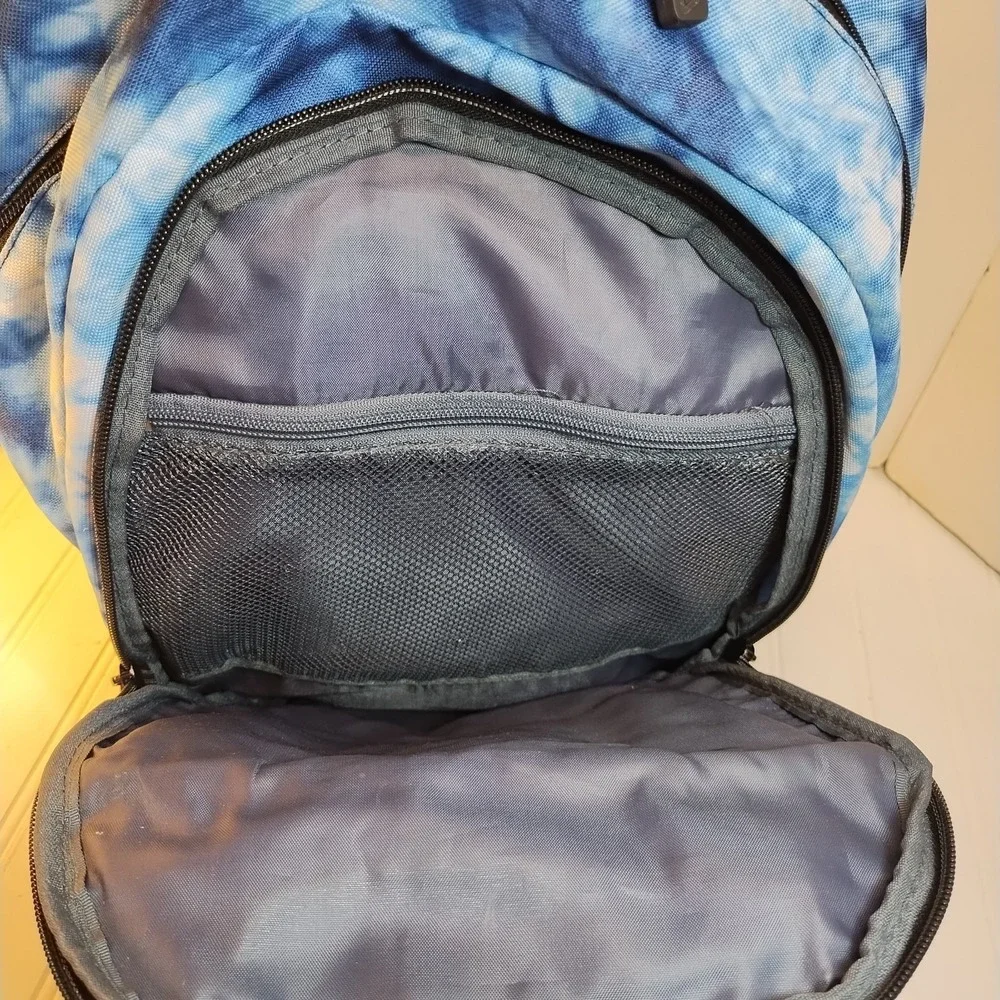 FILA Argus 4 Blue Tie Dye Laptop Backpack Tech Travel Bag